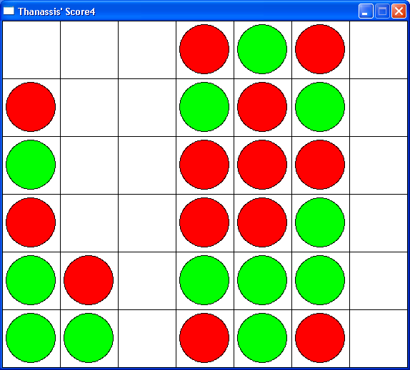 connect four in java with source code